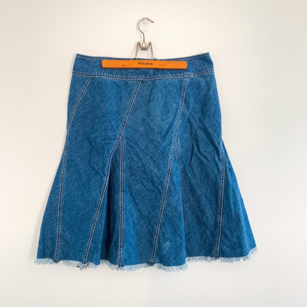 Funky William B Denim Midi Skirt